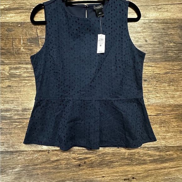 Ann Taylor Factory Navy Blue Tank Top Blouse - Picture 1 of 10